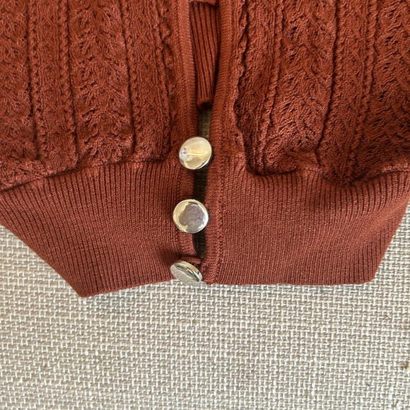 Sezane Carlie Sweater Dress - Brown - Picture 7 of 10